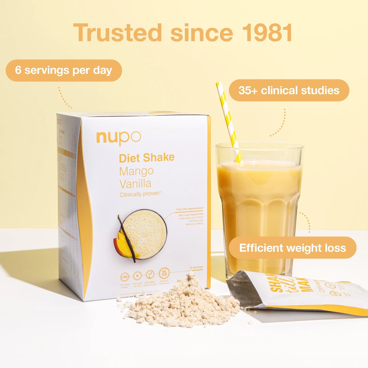 Dietni Shake - Mango in Vanilija