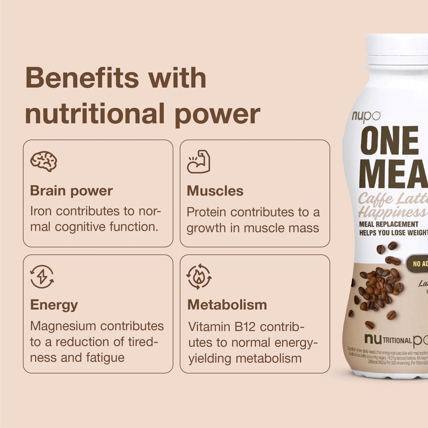 Nupo One Meal +Prime Shake - Bela Kava