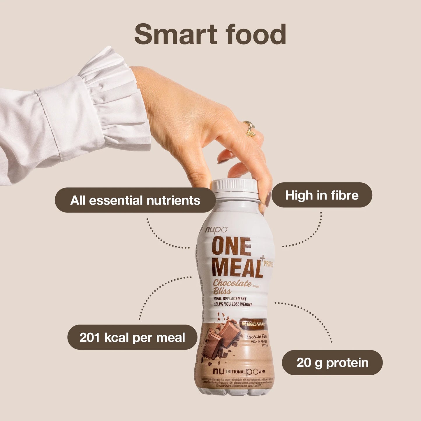 Nupo One Meal +Prime Shake - Čokolada