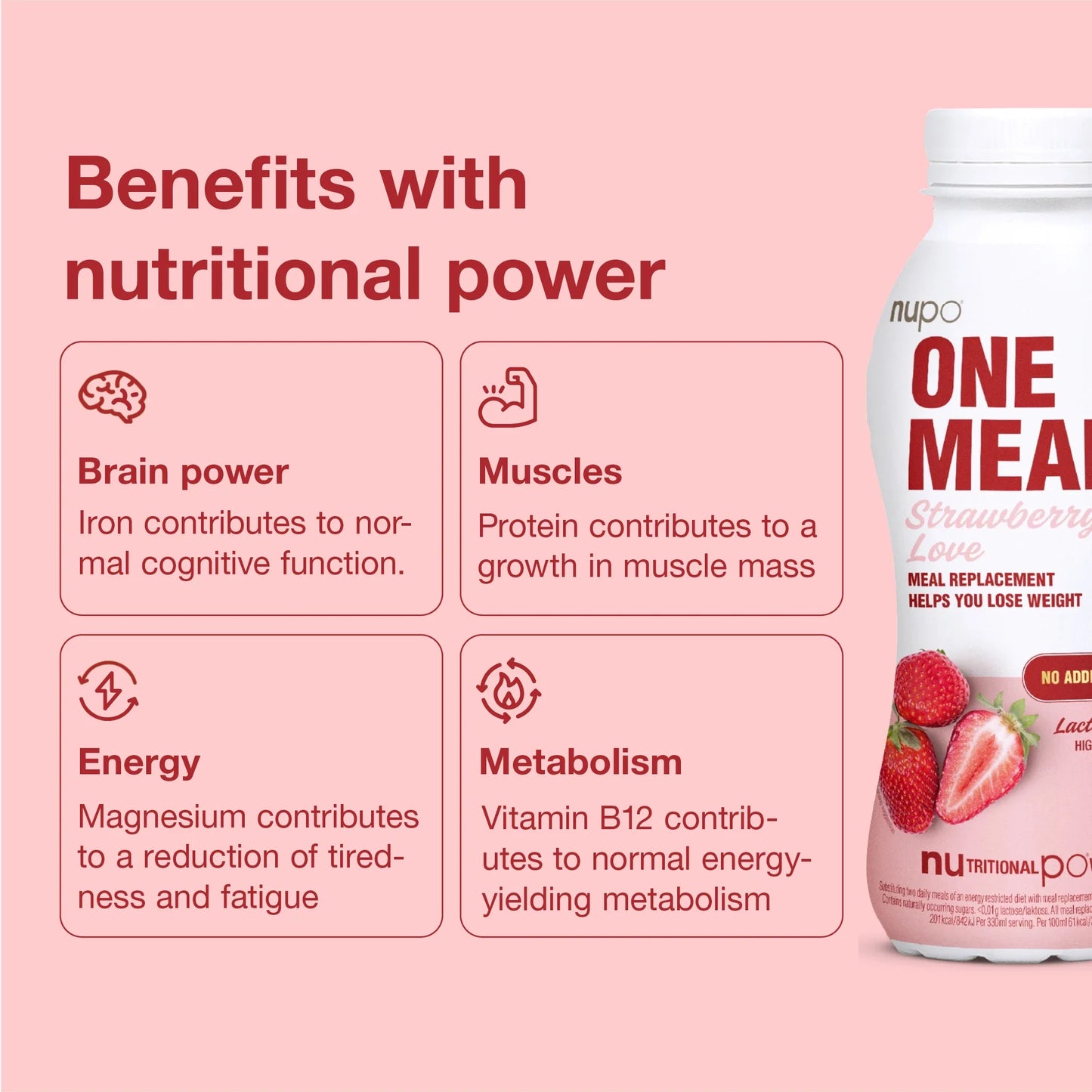 Nupo One Meal +Prime Shake - Jagoda
