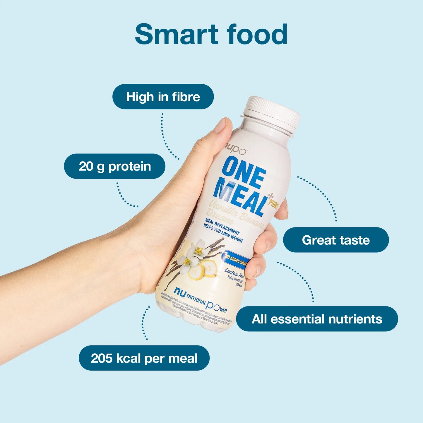 Nupo One Meal +Prime Shake - Vanilija in Banana