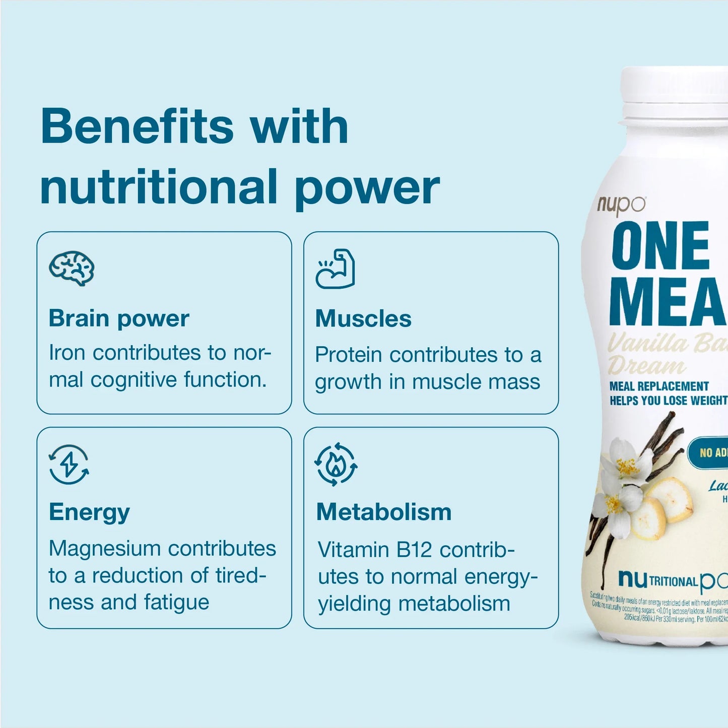 Nupo One Meal +Prime Shake - Vanilija in Banana